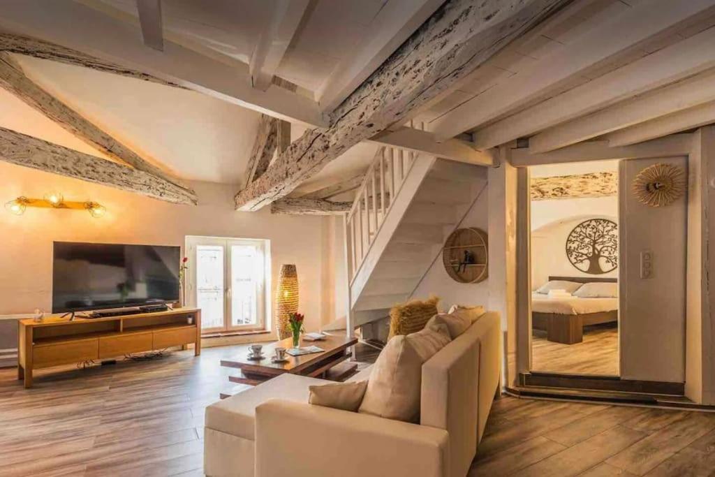Appartement Cocooning, Climatise, Au Coeur D'Agen Luaran gambar