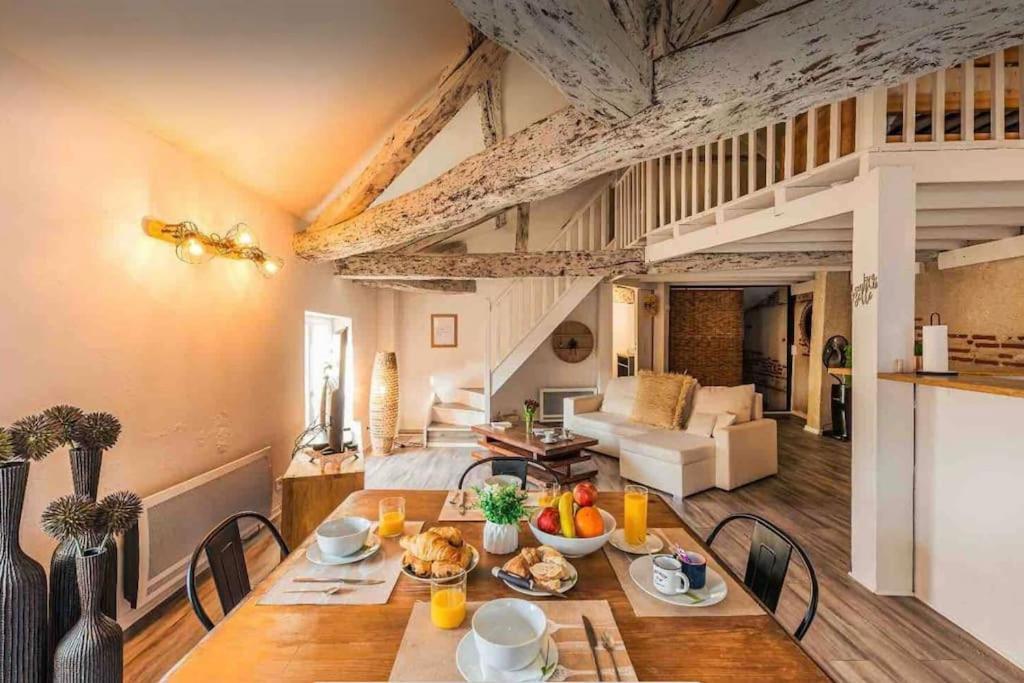 Appartement Cocooning, Climatise, Au Coeur D'Agen Luaran gambar