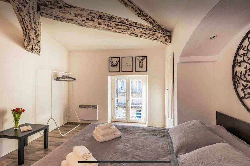 Appartement Cocooning, Climatise, Au Coeur D'Agen Luaran gambar