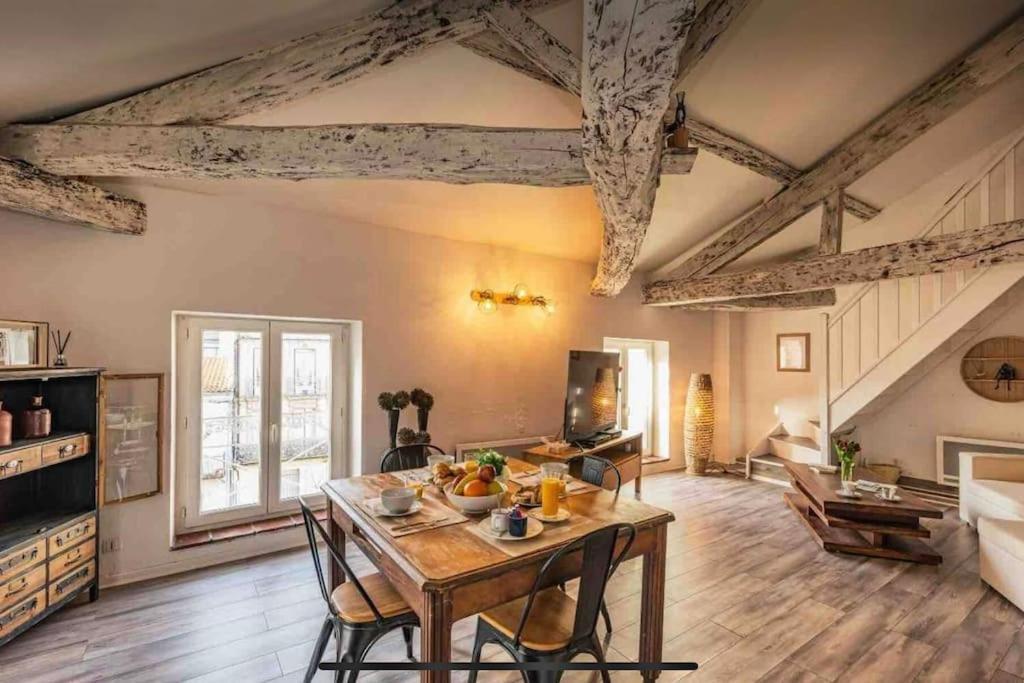 Appartement Cocooning, Climatise, Au Coeur D'Agen Luaran gambar